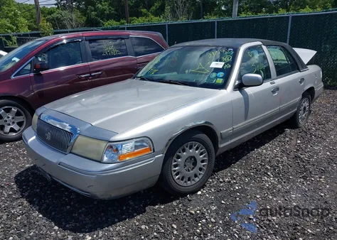 2004 Mercury Grand Marquis Gs from USA, damaged, VIN 2MEFM74W24X603897